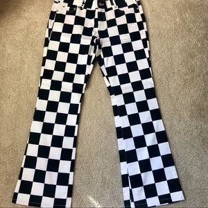 Loudmouth Golf Black and White Checkered Pants!